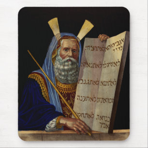 Prophet Moses mit den Gesetzestafeln  Mousepad