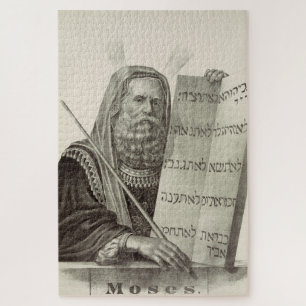 Prophet Moses mit den Gesetzestafeln Puzzle