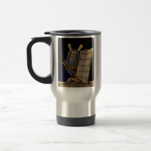 Prophet Moses mit den Gesetzestafeln  Reisebecher