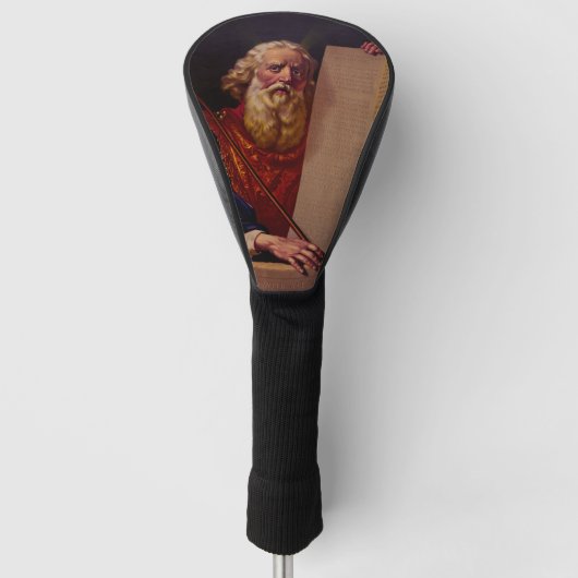 Prophet Moses on Mount Sinai – High-Fidelity Epic  Golf Headcover (Vorderseite)
