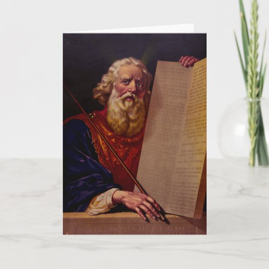 Prophet Moses on Mount Sinai – High-Fidelity Epic Karte (Vorderseite)