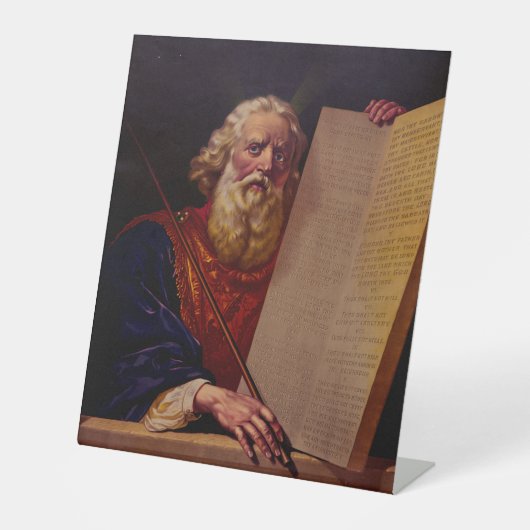 Prophet Moses on Mount Sinai – High-Fidelity Epic  Sockelschild (Vorderseite)