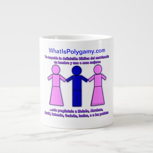 Prophet-Polygamie-Tassen-Spanisch Jumbo-Tasse (Vorderseite)