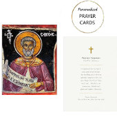 Prophet Shemaiah Orthodox Christian Prayer Card Platzkarte