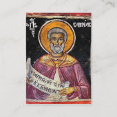 Prophet Shemaiah Orthodox Christian Prayer Card Platzkarte (Vorderseite)