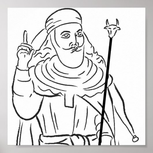 Prophet Zarathustra Poster (Vorne)