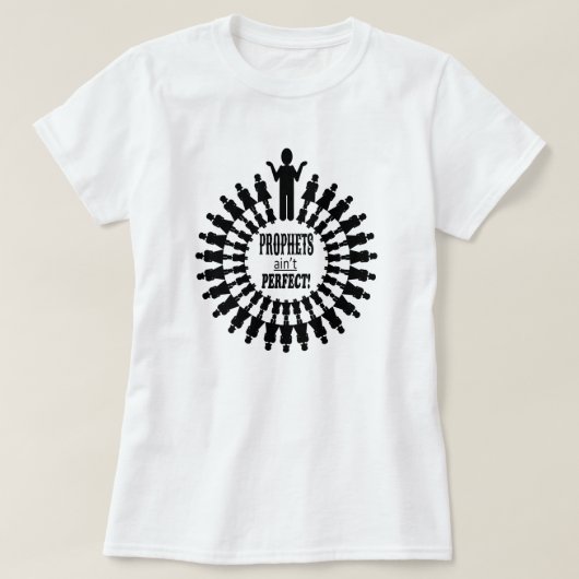 Prophete ist nicht - schwarzer Entwurf perfekt T-Shirt (Design vorne)