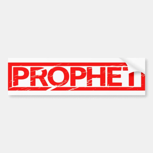 Propheten-Stempel Autoaufkleber (Vorne)