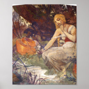 Prophetin Alphonse Mucha Poster