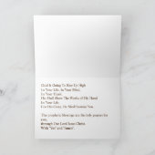 Prophetische Gebetskarte für Anstreichen Karte (Innenseite)