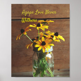 Prophetisches gaffendes Liebe-Plakat Poster