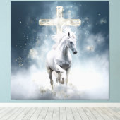 Prophetisches Weißhorn Leinwanddruck (Insitu (Holzboden))