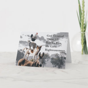 Prophezeiende Nachrichtenkarte für den Aufruf Karte