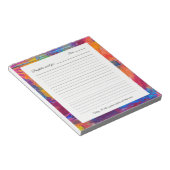 Prophezeiendes Word Editor Notizblock (angewinkelt)