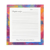 Prophezeiendes Word Editor Notizblock (Vorderseite)