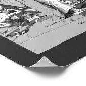 Prophezeiung der Überschwemmungsgenese Vintage rel Poster (Ecke)