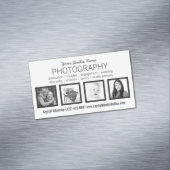 Prophotograph mit 4 kundenspezifischen magnetische visitenkarte (Beispiel)
