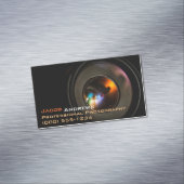 Prophotographie (Kameraobjektiv) Magnetische Visitenkarte (Beispiel)