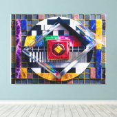 Prophylaxis Leinwanddruck (Insitu (Holzboden))