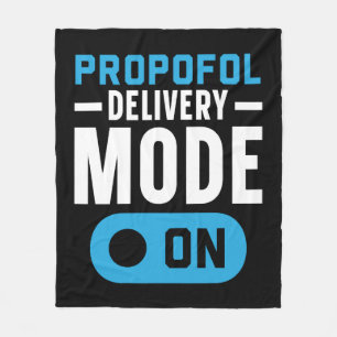 Propofol Delivery Mode on Anästhesie Anästhesist Fleecedecke