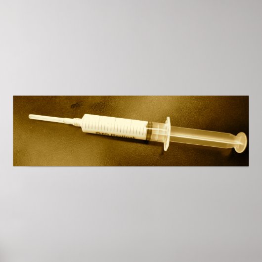 Propofol in Sepia-Poster Poster (Vorne)