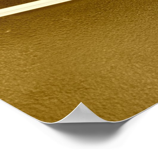 Propofol in Sepia-Poster Poster (Ecke)