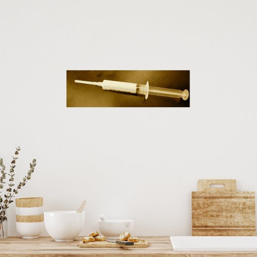 Propofol in Sepia-Poster Poster (Küche)