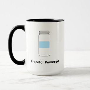 Propofol Powered – Lustiger Anästhesist-Humor Tasse