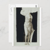 Proportionsstudie zur menschlichen Abbildung durch Postkarte (Vorne/Hinten)