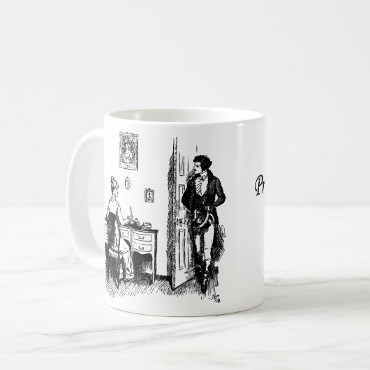 Proposal - Pride and Prejudice - Jane Austen Kaffeetasse (Vorderseite Links)