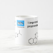 Propranololschablonen-Tasse Kaffeetasse (Mittel)
