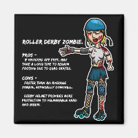 Pros und Cons Roller Derby Zombie