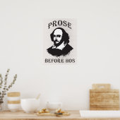 Prose Before Hos - Shakespeare Poster (Küche)
