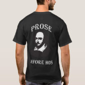Prose Before Hos - Shakespeare T-Shirt (Rückseite)