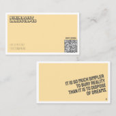 PROSE Minimalistische Visitenkarte (Vorne/Hinten)