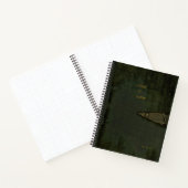 Prose & Poetry Debossed Moss Velvet Look Journal Notizblock (Innenseite)