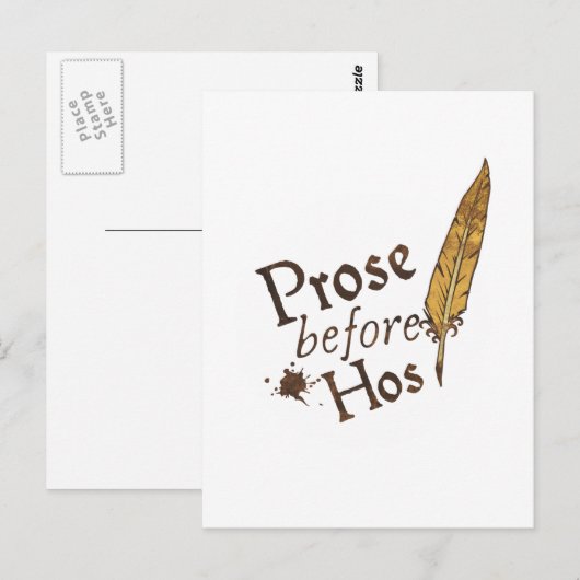 Prose vor Hos Postkarte (Vorne/Hinten)