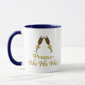 Prosecc-Ho Ho Ho! Funny Prosecco Weihnachtsfest Pa Tasse (Links)