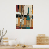 Prosecco Abstrakt Poster (Küche)