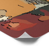 Prosecco Abstrakt Poster (Ecke)