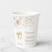 Prosecco Bridal Pappbecher (Vorderseite)