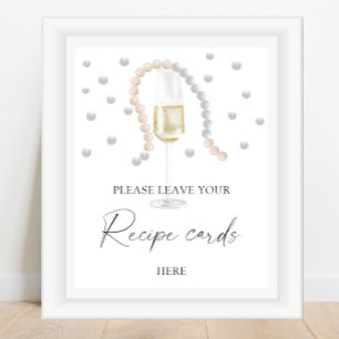 Prosecco - Ihre Kochkarte hier Poster