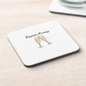 Prosecco Princess Getränkeuntersetzer (Linke Seite)