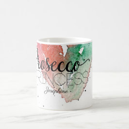 'Prosecco Princess' Personalisiertes Girl Kaffeetasse