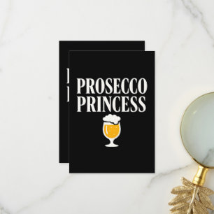 Prosecco Prinzessin Dankeskarte