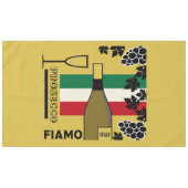 Prosecco Sektabeklätte Tischdecke (Vorderseite (Horizontal))