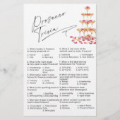 Prosecco Trivia Fuchsia Petals Brautparty (Vorderseite)