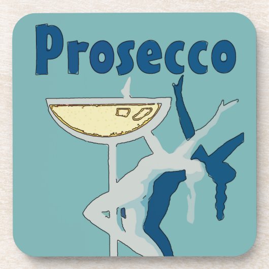 Prosecco Untersetzer (Vorderseite)