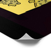 Prosecco, Vintages Paar Poster (Ecke)