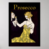 Prosecco, Vintages Paar Poster (Vorne)